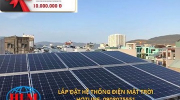 KHUYẾN MÃI 3-10 TRIỆU khi lắp Điện năng lượng Mặt Trời cho gia đình